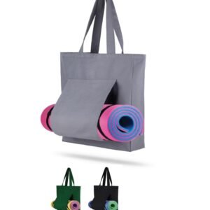 Pilates Bag Fabric: Gabardine Size: (35 x35 x10 cm) Weight: 0.8 lb Available in grey, black and green